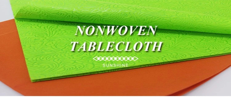 45 GSM 1m X 1m Disposable Table Cover Restaurant Hotel Usage OEM Nonwoven Tablecloth Various Colors